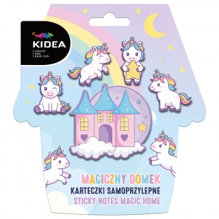 KARTECZKI SAMOPRZYLEPNE MAGICZNY DOMEK KIDEA, Karteczki samoprzylepne, Galanteria papiernicza