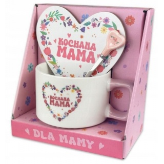 Set Serce-Kochana Mama, Dzień Matki, Ojca, Art. świąteczne i okolicznościowe