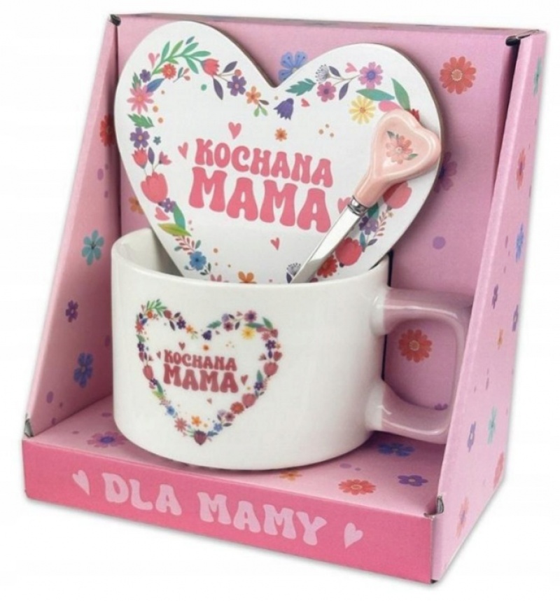 Set Serce-Kochana Mama, Dzień Matki, Ojca, Art. świąteczne i okolicznościowe