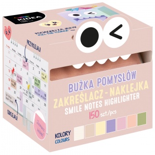 BUŹKA POMYSŁ&Oacute;W ZAKREŚLACZ W ROLCE KIDEA, Zakładki indeksujące, Galanteria papiernicza
