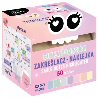 BUŹKA POMYSŁ&Oacute;W ZAKREŚLACZ W ROLCE KIDEA, Zakładki indeksujące, Galanteria papiernicza