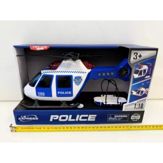 HELIKOPTER POLICYJNY ŚW./DŹW. W PUDEŁKU, Pojazdy, Zabawki