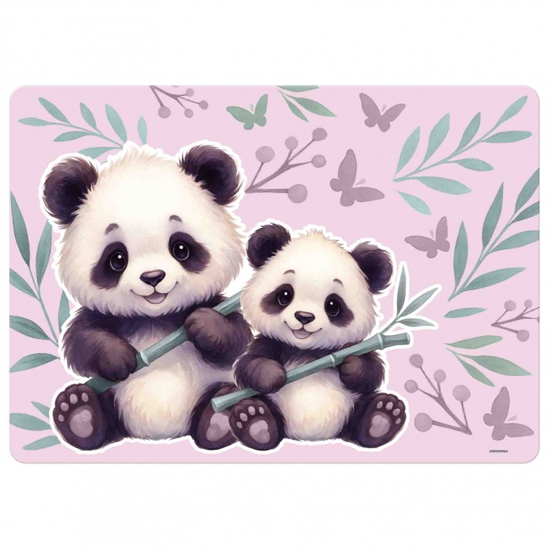 PODKŁADKA LAMINOWANA PANDA 11, Podkłady na biurko, Galanteria biurowa