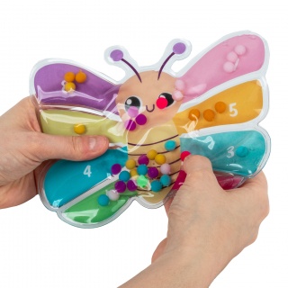 PLANSZA SENSORYCZNA DO NAUKI LICZENIA MOTYL KIDEA, Edukacyjne, Zabawki