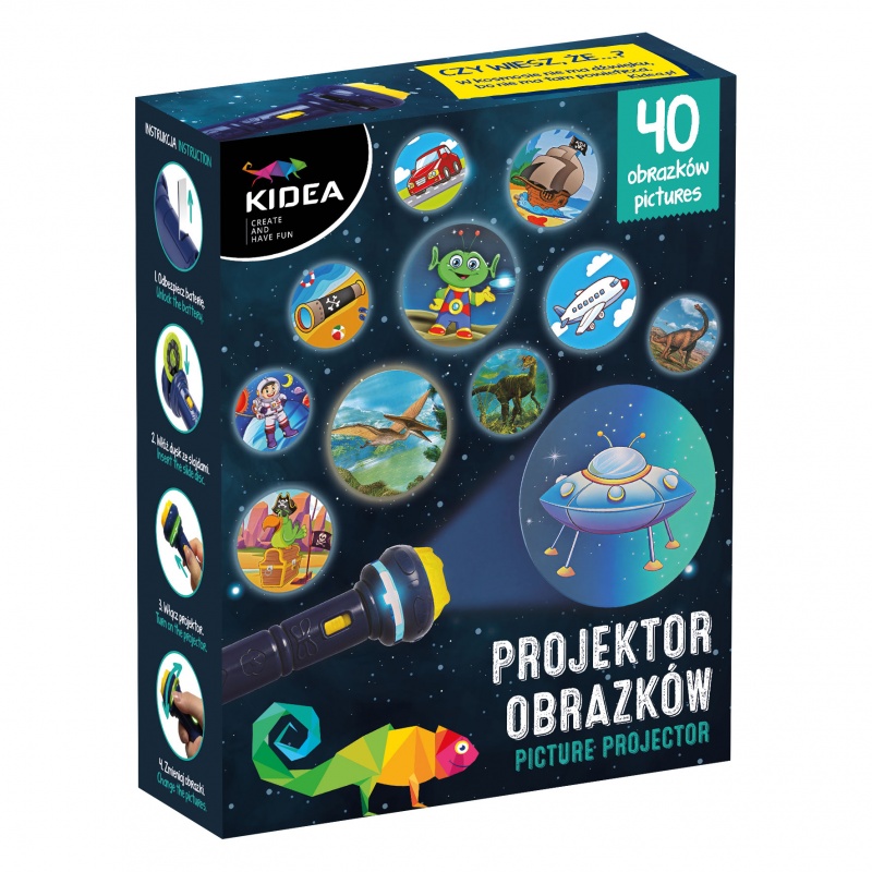 PROJEKTOR OBRAZK&Oacute;W A KIDEA, Kreatywne, Zabawki