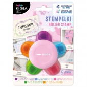 STEMPELKI 5 WZOR&Oacute;W KWIAT KIDEA