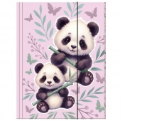 TECZKA Z GUMKĄ A4 PANDA 11