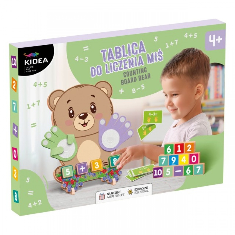 TABLICA DO LICZENIA MIŚ KIDEA, Edukacyjne, Zabawki