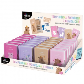 TEMPER&Oacute;WKA PODW&Oacute;JNA Z GUMKĄ CUTE KIDEA, Temper&oacute;wki, Art. do pisania i korygowania