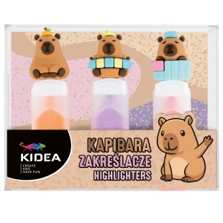 ZAKREŚLACZE KAPIBARA KIDEA, Zakreślacze, Art. do pisania i korygowania