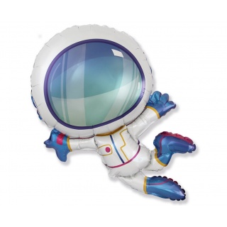 BALON FOLIOWY 24" FX ASTRONAUTA, Balony, Art. na okazje i przyjęcia