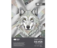 Blok Hobby Silve A4 150-230g.10ark.Happy Color, Scrapbooking, Art. kreatywne
