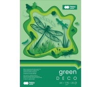 Blok Hobby Deco Green 170g.A4 20ark.5 kol.H.Color, Scrapbooking, Art. kreatywne