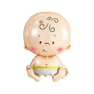 BALON FOLIOWY ABBY BOY 37x55cm., Balony, Art. na okazje i przyjęcia