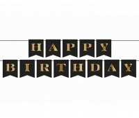 GIRLANDA PAPIEROWA HAPPY BIRTHDAY B&G PARTY 250cm.