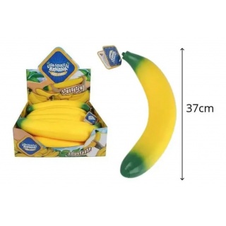 BANAN GIGANT DO SCISKANIA 37CM, Gluty, gniotki, Zabawki