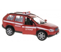 STRAŻ POŻARNA VOLVO 14CM., Pojazdy, Zabawki