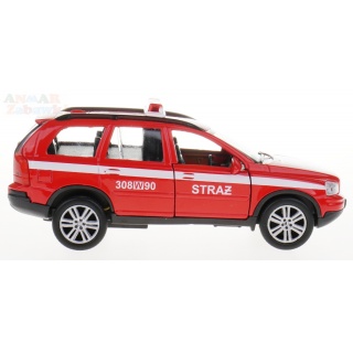 STRAŻ POŻARNA VOLVO 14CM., Pojazdy, Zabawki