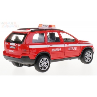STRAŻ POŻARNA VOLVO 14CM., Pojazdy, Zabawki
