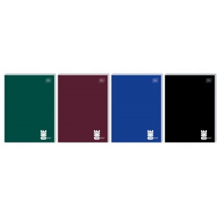 BRULION A4 96K.LINIA One Color, Bruliony, Zeszyty i bloki