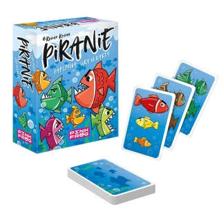GRA KARCIANA PINK FROG-PIRANIE !, Karty, Gry