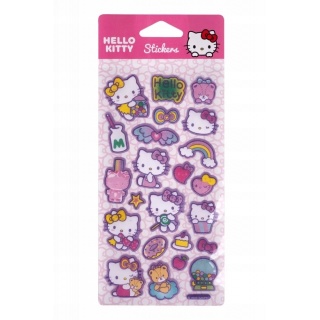 NAKLEJKI POP UP WZ&Oacute;R 2 PINK 1 HELLO KITTY, Naklejki, Art. kreatywne