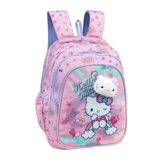 PLECAK SZKOLNY JERRY PINK 1 HELLO KITTY, Plecaki, Tekstylia