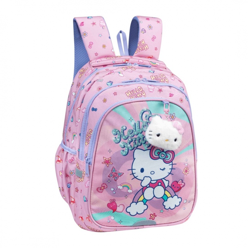 PLECAK SZKOLNY JERRY PINK 1 HELLO KITTY, Plecaki, Tekstylia