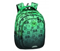 CP PLECAK SZKOLNY FAST GAME OVER GRADIENT GREEN, Plecaki, Tekstylia