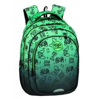 CP PLECAK SZKOLNY FAST GAME OVER GRADIENT GREEN, Plecaki, Tekstylia