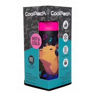 BIDON METALOWY BONO CAPYBARA MUSIC COOLPACK, Bidony, Bidony i śniadani&oacute;wki