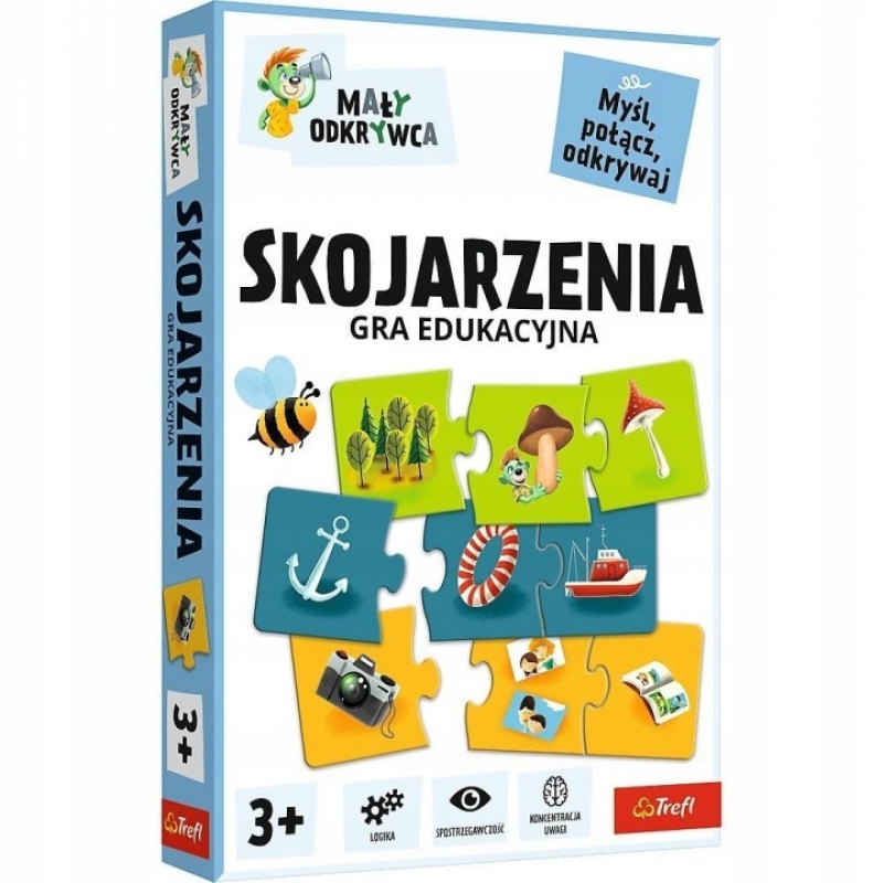 GRA - Skojarzenia / Mały Odkrywca !!, Edukacyjne, Gry