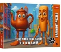 Puzzle - "200" - BrainRots Tung Tung Sahur / Tr..., 200 element&oacute;w, Puzzle