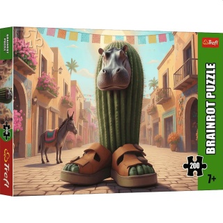 Puzzle - "200" - Brainrots Il Cacto Hipopotamo ..., 200 element&oacute;w, Puzzle