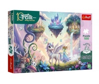 Puzzle - "100" Inspired By Fantasy - Jednorożec..., 100 element&oacute;w, Puzzle