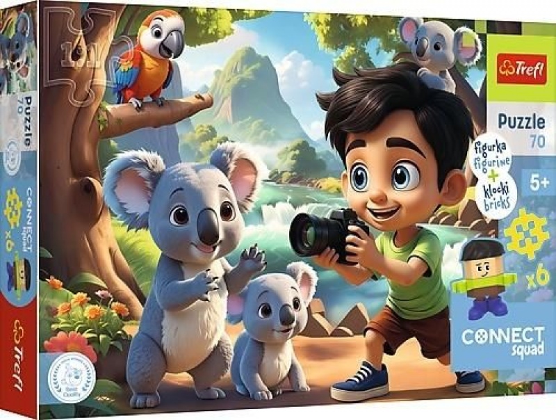 Puzzle - "70" - Connect Luck, 70 element&oacute;w, Puzzle