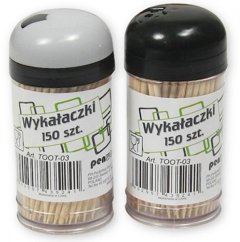 WYKAŁACZKI TOOT-03 150szt., Artykuły jednorazowe, Art. na okazje i przyjęcia