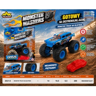MONSTER TRUCK NA BLISTRZE 2021-8 IMP, Pojazdy, Zabawki