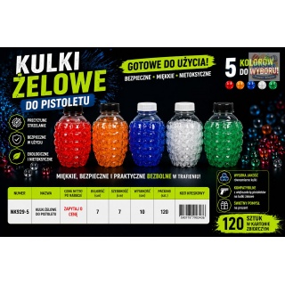 KULKI ŻELOWE NK929-5 IMP, Dla chłopca, Zabawki