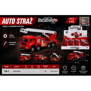 AUTO STRAŻ 706-9 IMP, Pojazdy, Zabawki