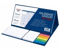 Kalendarz szkolny z notesem KLEJONY 2026/2027, Dzienne, Kalendarze
