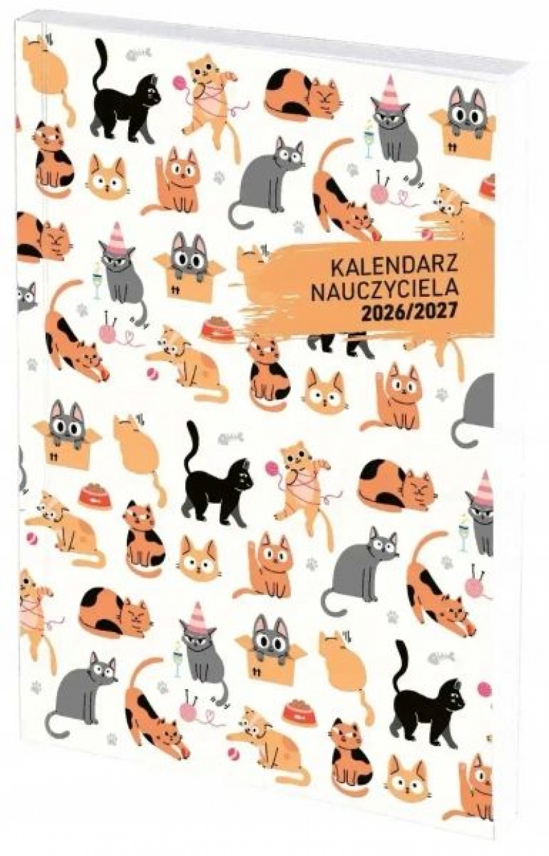 Kal nauczyciela B5 tyg PCV bezbarwny 26/27, Nauczyciela i akademickie, Kalendarze