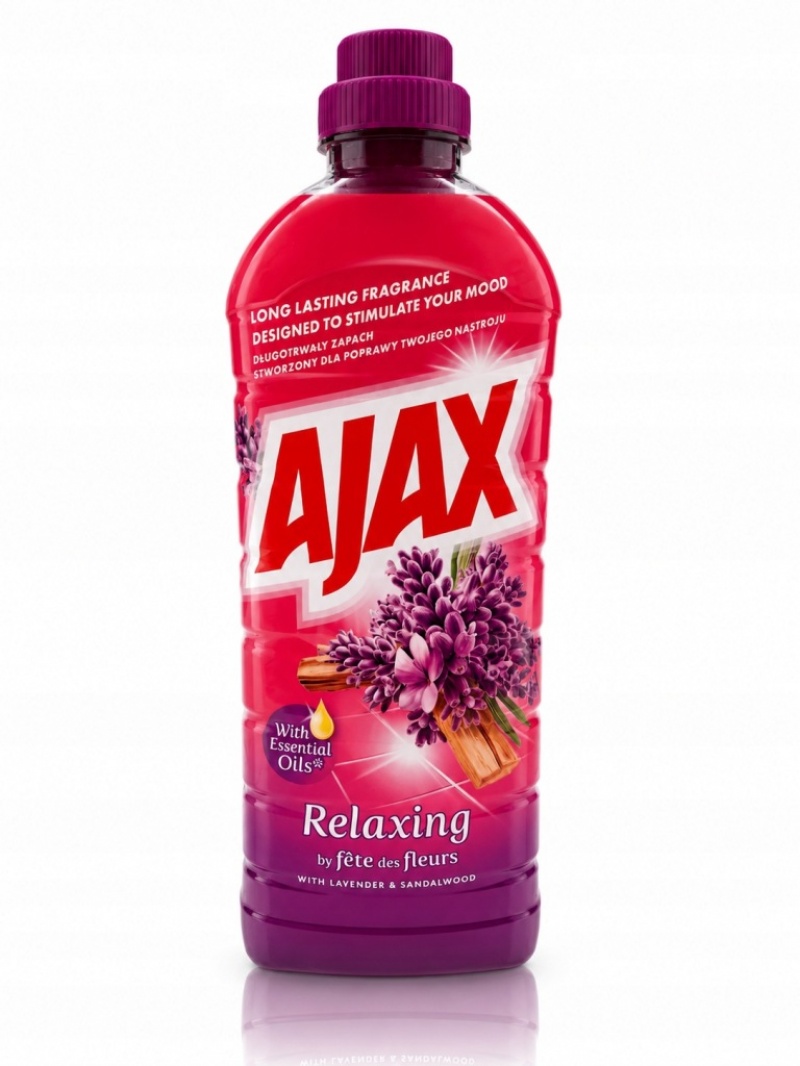 AJAX PŁYN DO CZYSZCZENIA BOOST.RELAXING 1L, Środki czyszczące, Art. higieniczne i dozowniki
