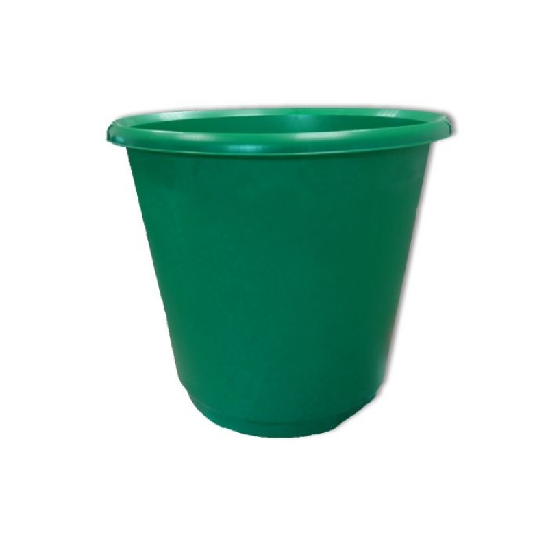 KOSZ NA PAPIER HELIT 18L.ZIELONY, Kosze, Wyposażenie biura