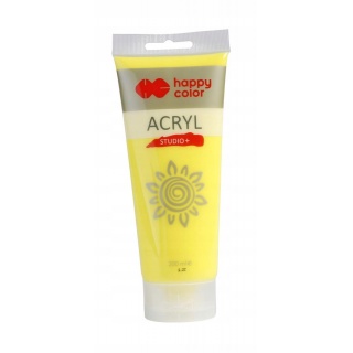 FARBA AKRYLOWA STUDIO 200ML H.COLOR CYTRYNOWA, Farby, Plastyka