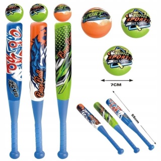 Zestaw do gry w Baseball Kij + piłka, Sport i rekreacja, Zabawki