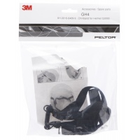 3-point chin strap for safety helmet 3M (GH4), black