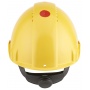 Safety helmet 3M, Uvicator indicator, ratchet adjustment, vented, G3000NUV-GU, yellow