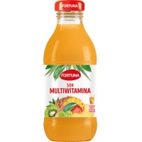 Sok FORTUNA, multiwitamina, szkło, 0,3l, Soki, Artykuły spożywcze