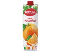 Sok FORTUNA, pomarańczowy, 1l, Soki, Artykuły spożywcze
